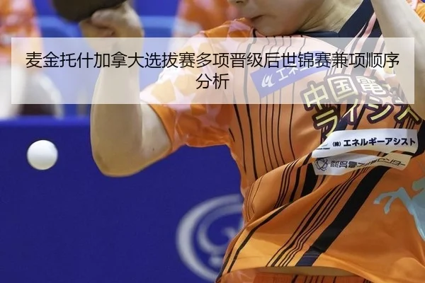麦金托什加拿大选拔赛多项晋级后世锦赛兼项顺序分析